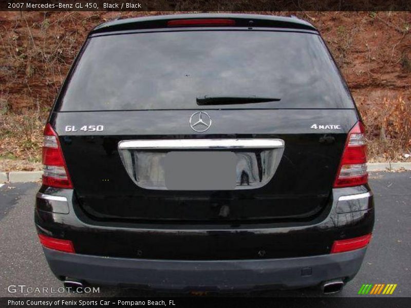 Black / Black 2007 Mercedes-Benz GL 450