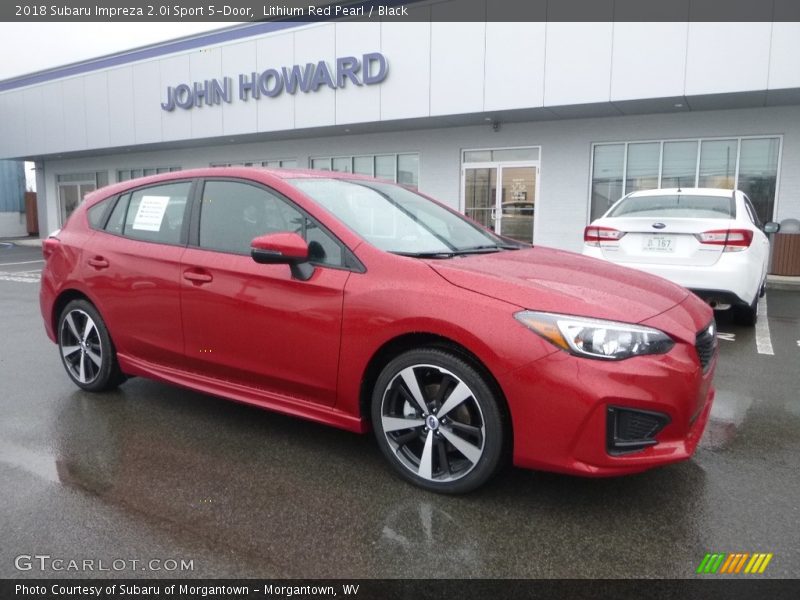 Lithium Red Pearl / Black 2018 Subaru Impreza 2.0i Sport 5-Door