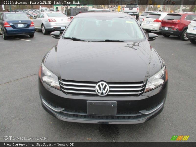 Black / Titan Black 2012 Volkswagen Passat 2.5L SE