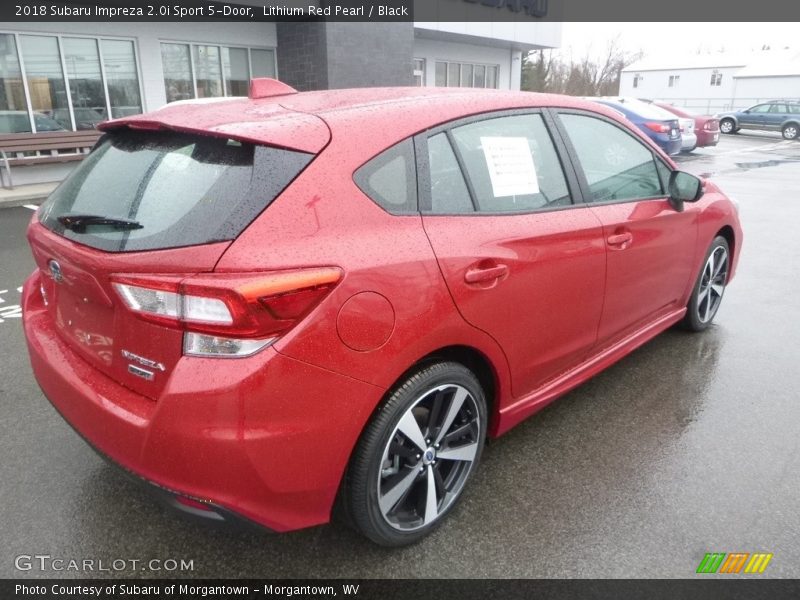 Lithium Red Pearl / Black 2018 Subaru Impreza 2.0i Sport 5-Door