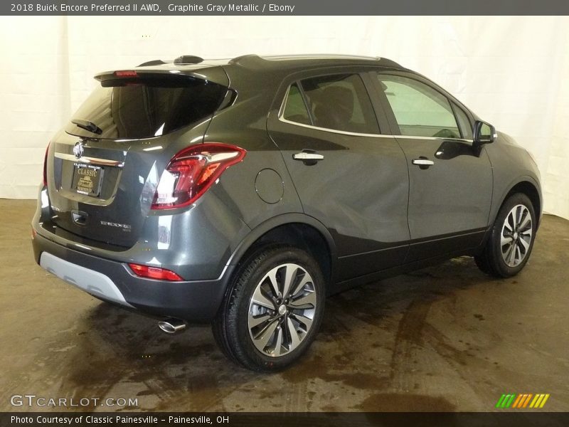Graphite Gray Metallic / Ebony 2018 Buick Encore Preferred II AWD
