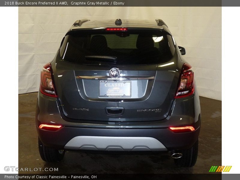 Graphite Gray Metallic / Ebony 2018 Buick Encore Preferred II AWD