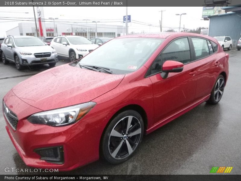 Lithium Red Pearl / Black 2018 Subaru Impreza 2.0i Sport 5-Door