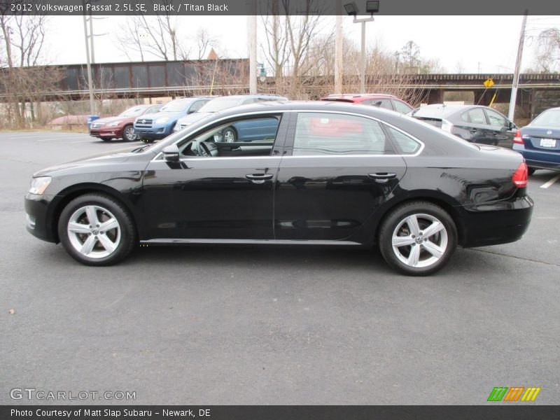 Black / Titan Black 2012 Volkswagen Passat 2.5L SE