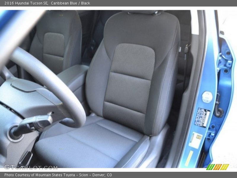Caribbean Blue / Black 2016 Hyundai Tucson SE