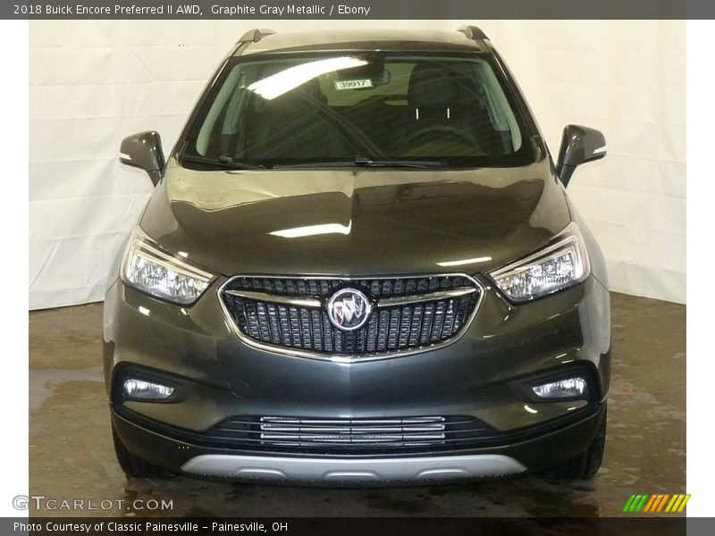 Graphite Gray Metallic / Ebony 2018 Buick Encore Preferred II AWD
