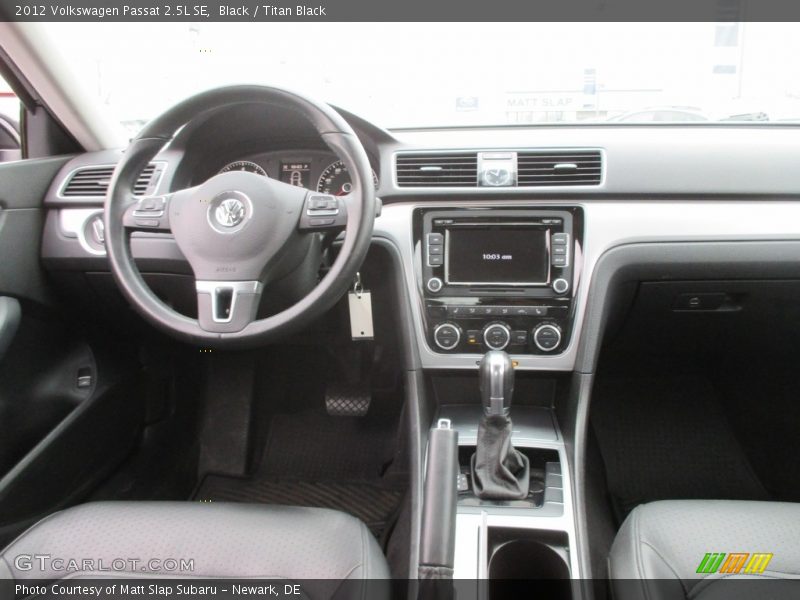 Black / Titan Black 2012 Volkswagen Passat 2.5L SE