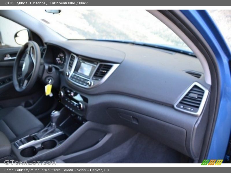 Caribbean Blue / Black 2016 Hyundai Tucson SE