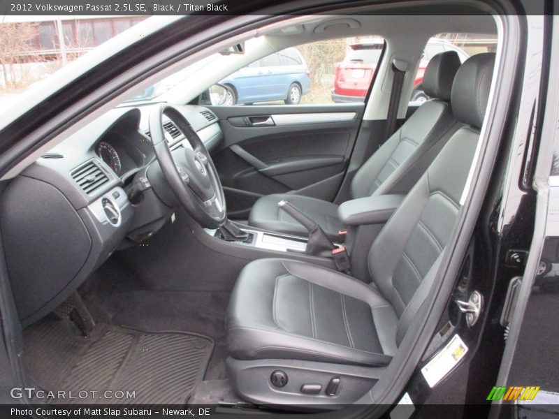Black / Titan Black 2012 Volkswagen Passat 2.5L SE