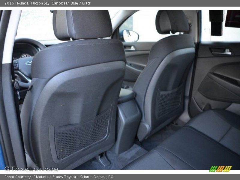 Caribbean Blue / Black 2016 Hyundai Tucson SE