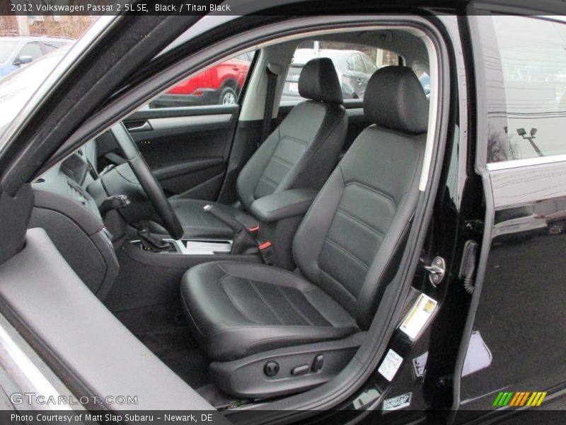 Black / Titan Black 2012 Volkswagen Passat 2.5L SE
