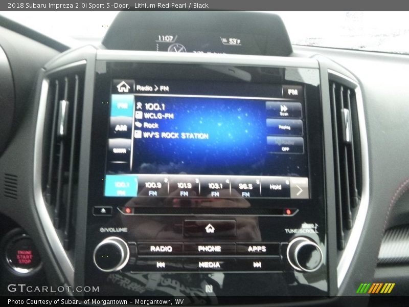 Lithium Red Pearl / Black 2018 Subaru Impreza 2.0i Sport 5-Door
