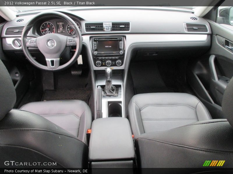 Black / Titan Black 2012 Volkswagen Passat 2.5L SE