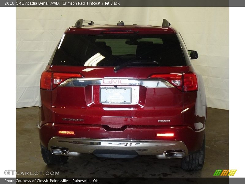 Crimson Red Tintcoat / Jet Black 2018 GMC Acadia Denali AWD