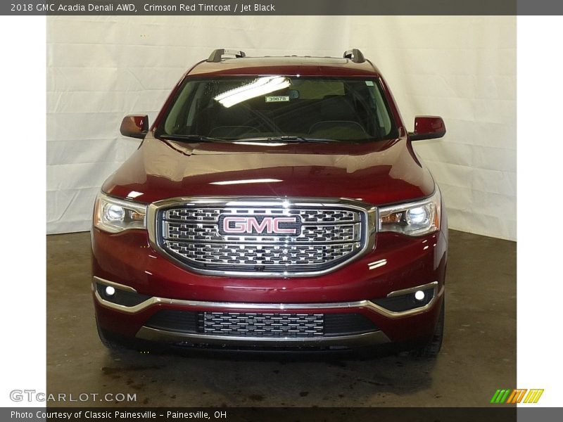 Crimson Red Tintcoat / Jet Black 2018 GMC Acadia Denali AWD