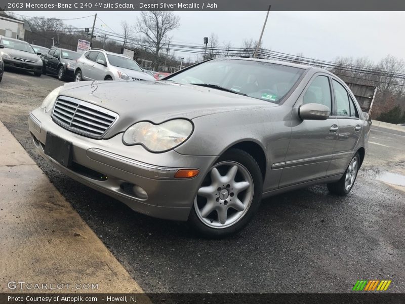 Desert Silver Metallic / Ash 2003 Mercedes-Benz C 240 4Matic Sedan
