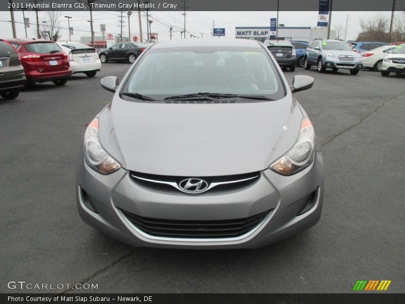 Titanium Gray Metallic / Gray 2011 Hyundai Elantra GLS