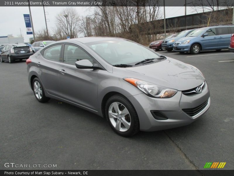 Titanium Gray Metallic / Gray 2011 Hyundai Elantra GLS