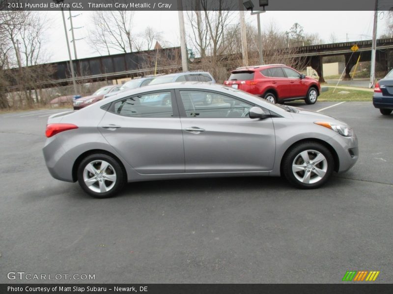 Titanium Gray Metallic / Gray 2011 Hyundai Elantra GLS