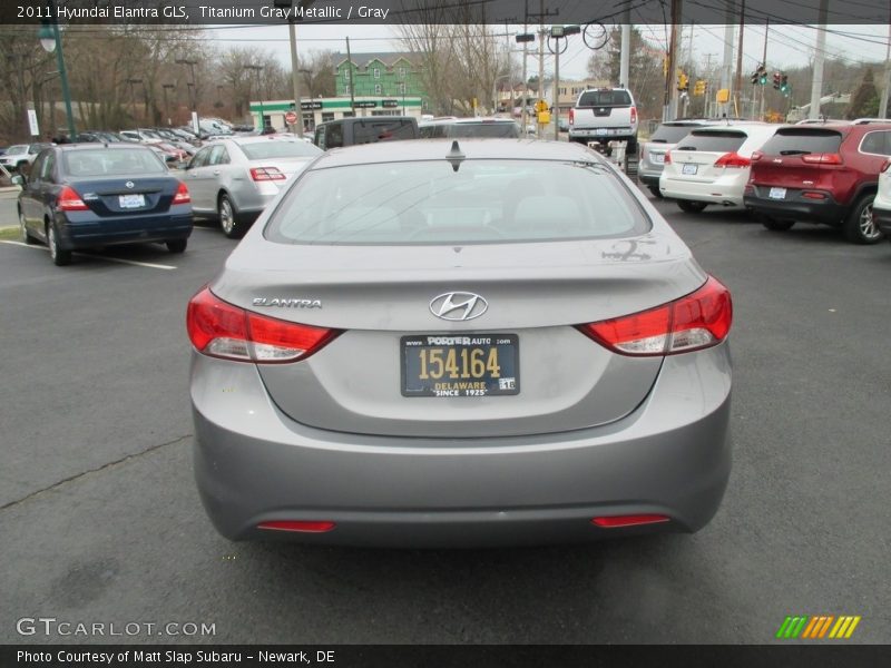 Titanium Gray Metallic / Gray 2011 Hyundai Elantra GLS