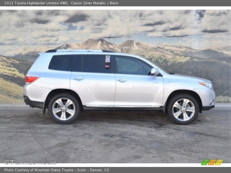 Classic Silver Metallic / Black 2013 Toyota Highlander Limited 4WD