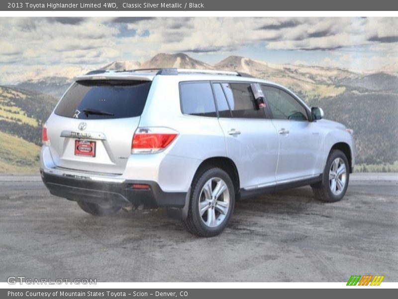 Classic Silver Metallic / Black 2013 Toyota Highlander Limited 4WD