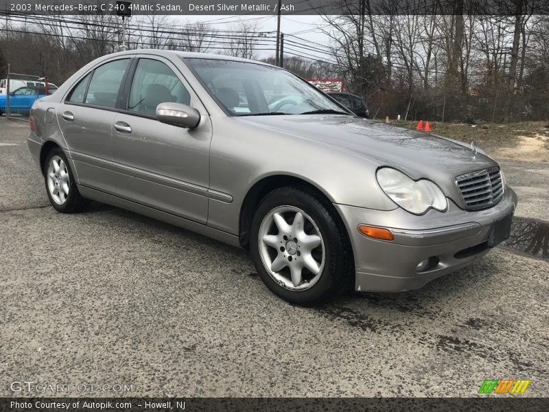 Desert Silver Metallic / Ash 2003 Mercedes-Benz C 240 4Matic Sedan