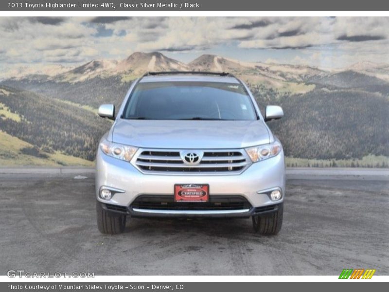 Classic Silver Metallic / Black 2013 Toyota Highlander Limited 4WD