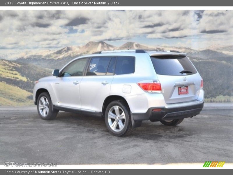 Classic Silver Metallic / Black 2013 Toyota Highlander Limited 4WD