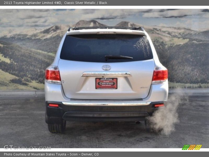 Classic Silver Metallic / Black 2013 Toyota Highlander Limited 4WD