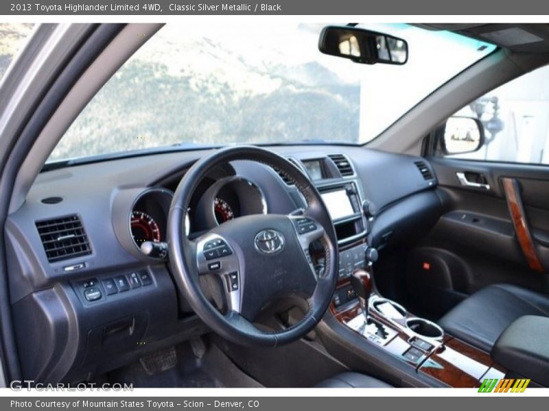Classic Silver Metallic / Black 2013 Toyota Highlander Limited 4WD