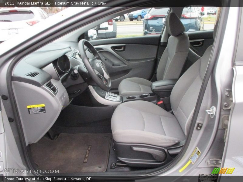 Titanium Gray Metallic / Gray 2011 Hyundai Elantra GLS