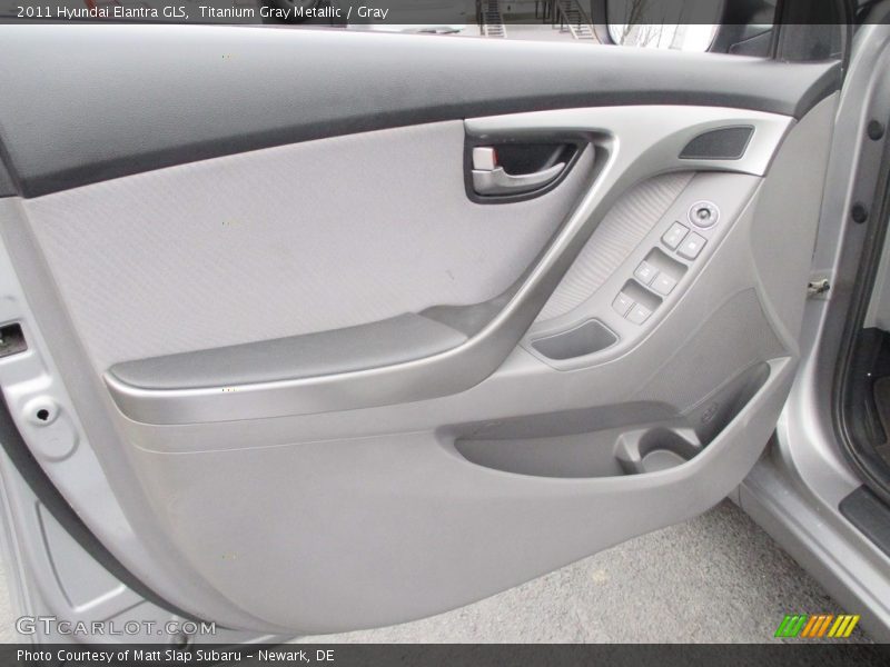 Titanium Gray Metallic / Gray 2011 Hyundai Elantra GLS