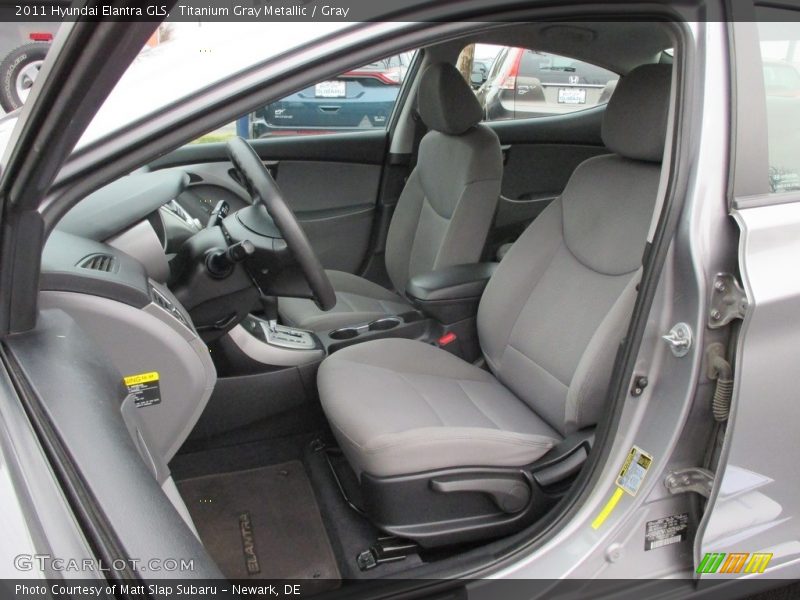 Titanium Gray Metallic / Gray 2011 Hyundai Elantra GLS