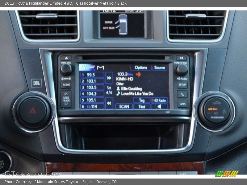 Classic Silver Metallic / Black 2013 Toyota Highlander Limited 4WD
