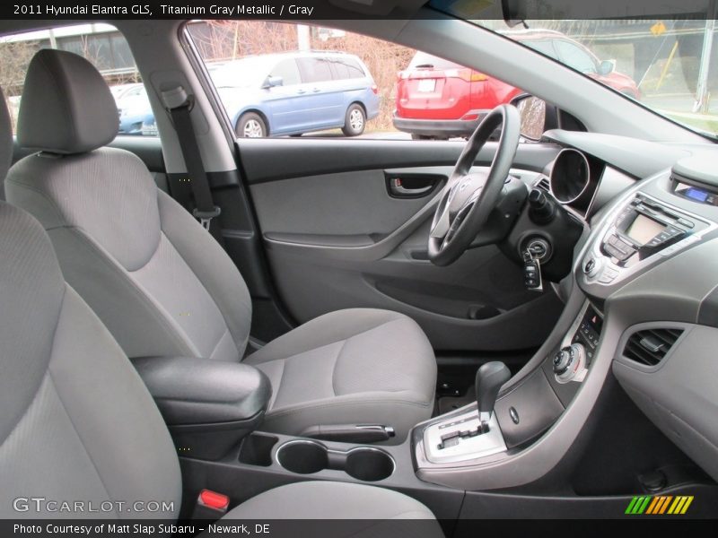 Titanium Gray Metallic / Gray 2011 Hyundai Elantra GLS