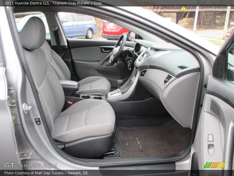 Titanium Gray Metallic / Gray 2011 Hyundai Elantra GLS