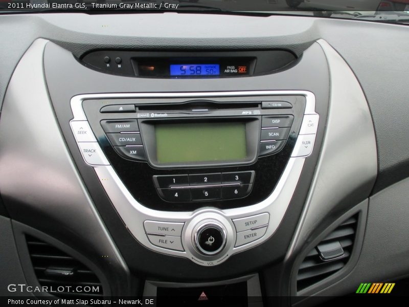 Titanium Gray Metallic / Gray 2011 Hyundai Elantra GLS