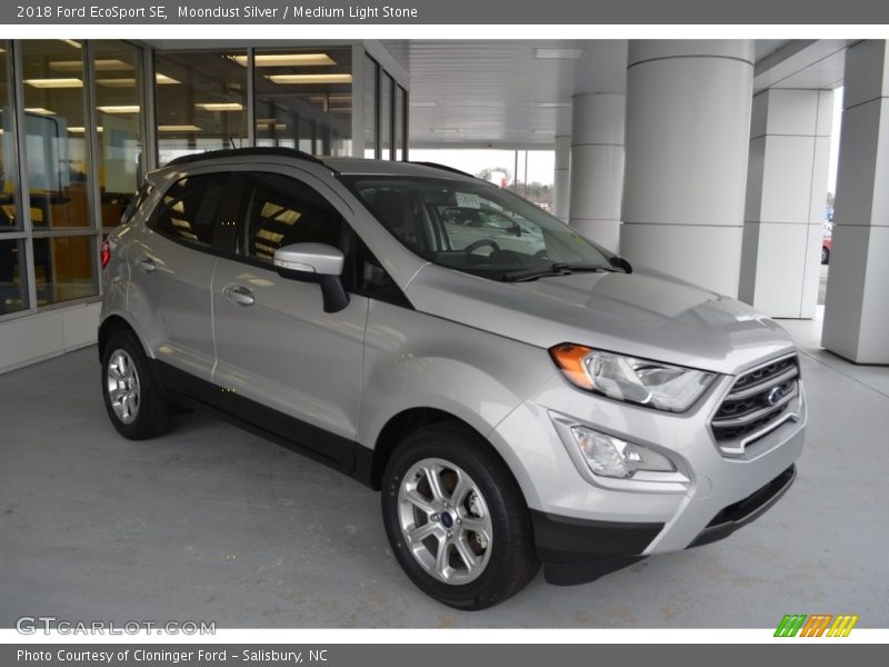 Moondust Silver / Medium Light Stone 2018 Ford EcoSport SE