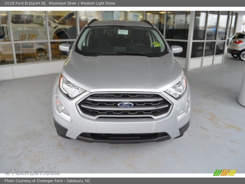 Moondust Silver / Medium Light Stone 2018 Ford EcoSport SE