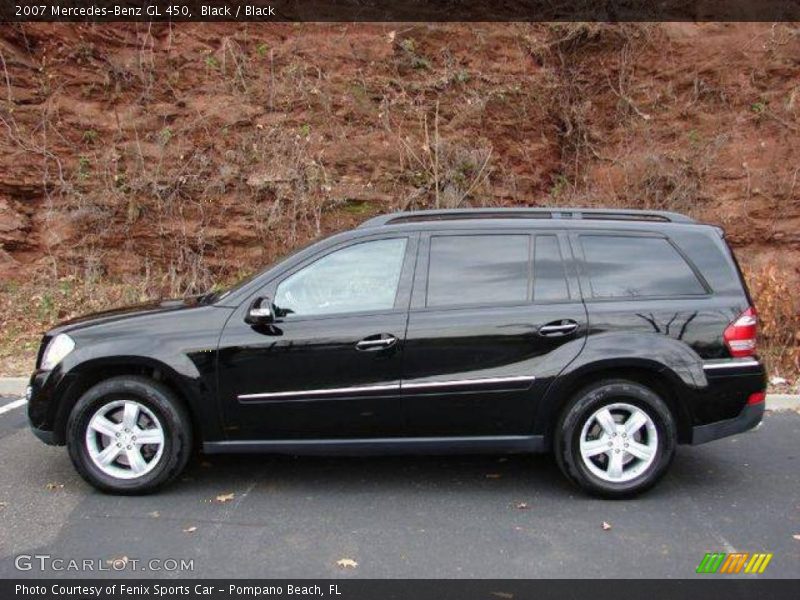 Black / Black 2007 Mercedes-Benz GL 450