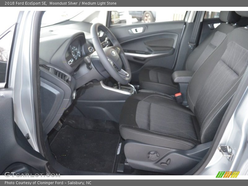Moondust Silver / Medium Light Stone 2018 Ford EcoSport SE