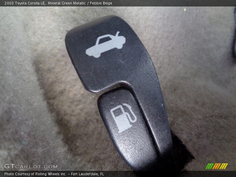 Mineral Green Metallic / Pebble Beige 2003 Toyota Corolla LE