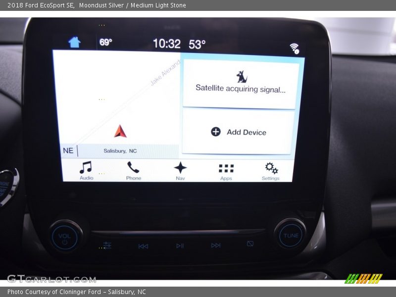 Moondust Silver / Medium Light Stone 2018 Ford EcoSport SE