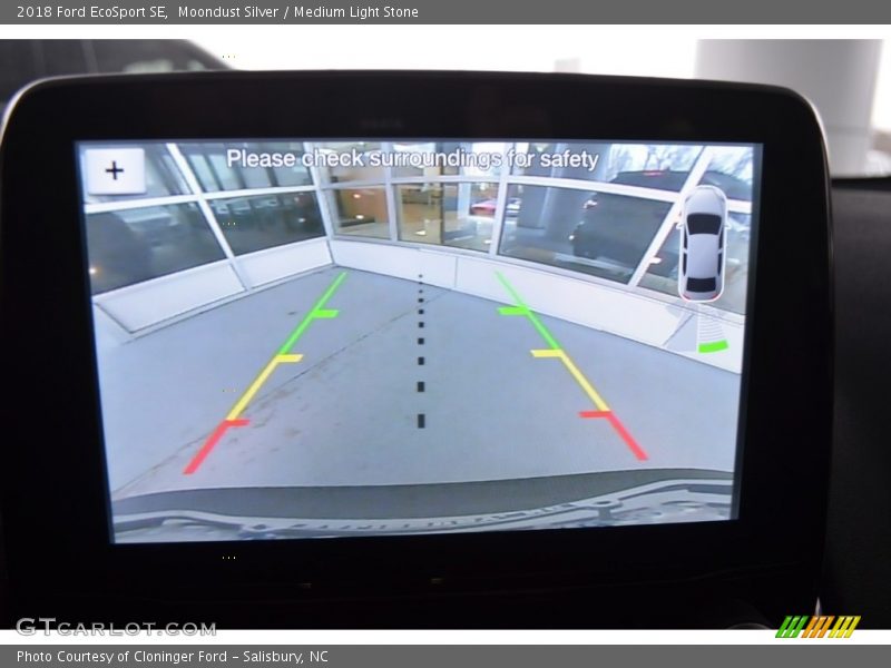 Moondust Silver / Medium Light Stone 2018 Ford EcoSport SE