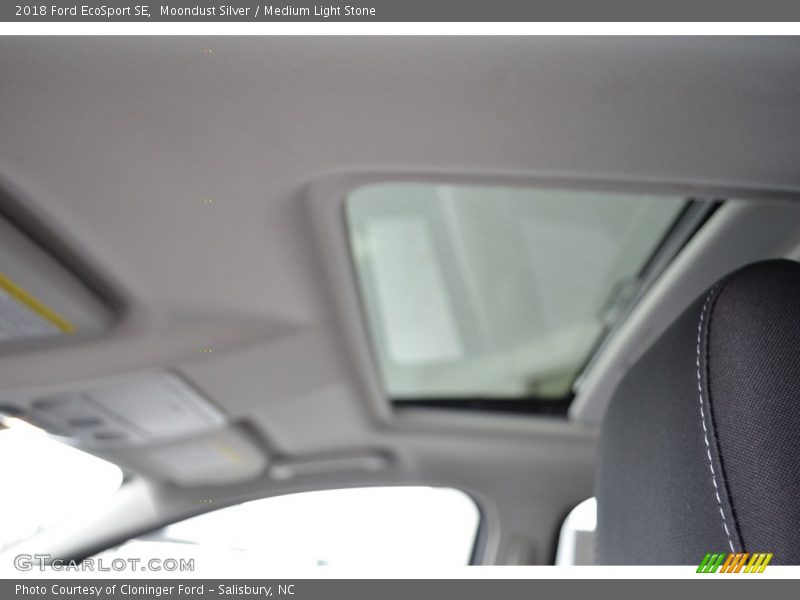 Moondust Silver / Medium Light Stone 2018 Ford EcoSport SE