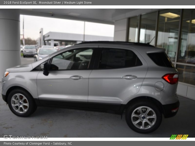 Moondust Silver / Medium Light Stone 2018 Ford EcoSport SE