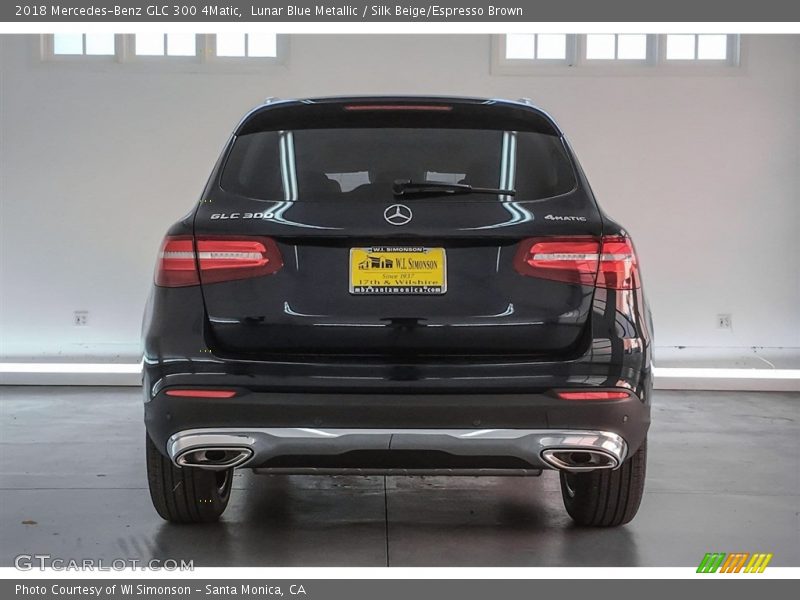 Lunar Blue Metallic / Silk Beige/Espresso Brown 2018 Mercedes-Benz GLC 300 4Matic