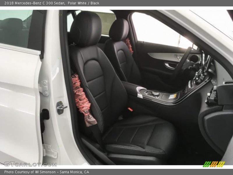 Polar White / Black 2018 Mercedes-Benz C 300 Sedan