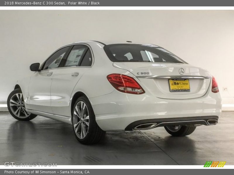 Polar White / Black 2018 Mercedes-Benz C 300 Sedan